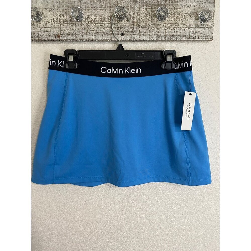 Calvin Klein Performance Women's Blue A Line Skort M Tennis Golf Running